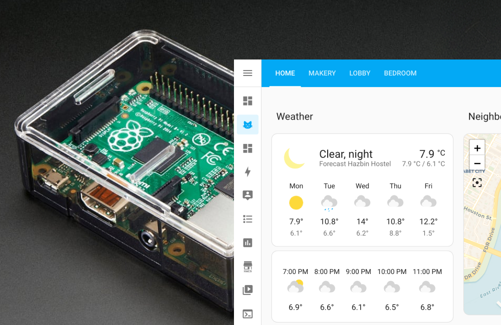 Raspberry Pi home experiment